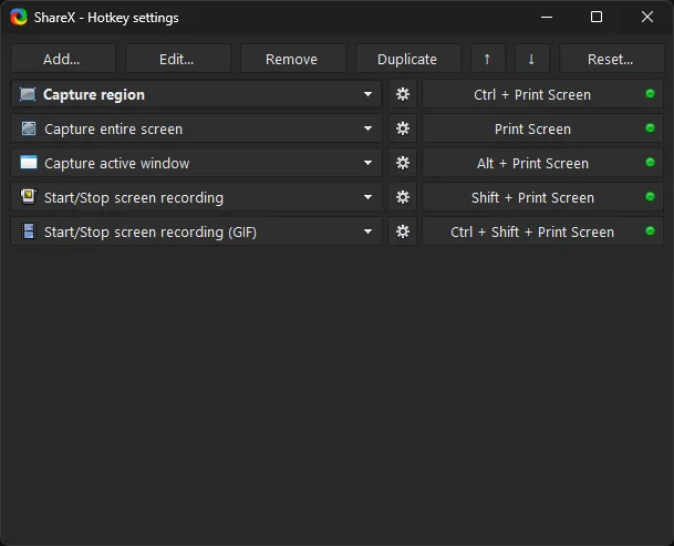 Hotkey Settings